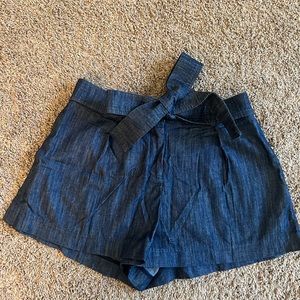 Alexis Denim Shorts with Tie